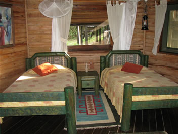 Nile safari Lodge Beds